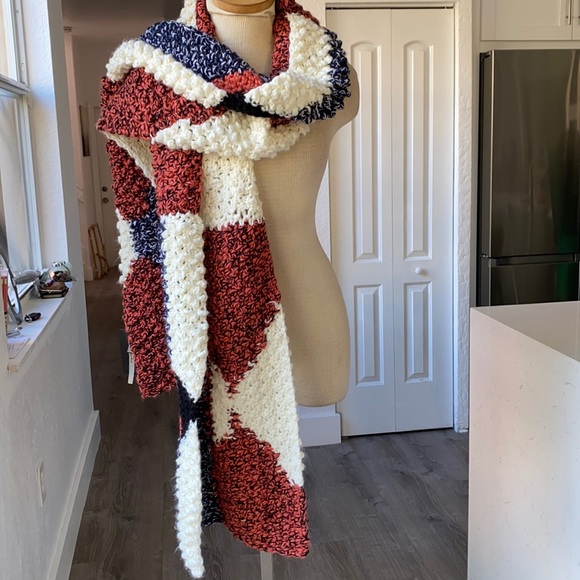 Chunky very long scarf Zara - Picture 1 of 8